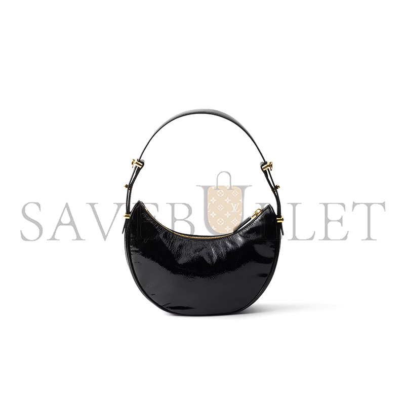 Pra*a arquÉ naplak patent leather shoulder bag 1bc194 (22.5*18.5*6cm)